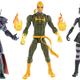 Marvel Legends Dormammu, Iron Fist, and Nico Minoru.